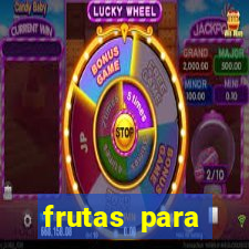 frutas para imprimir e recortar